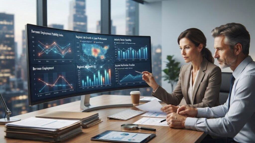 How Do Investors Evaluate Borrower Employment Trends Before Non-Performing Note Acquisition?
