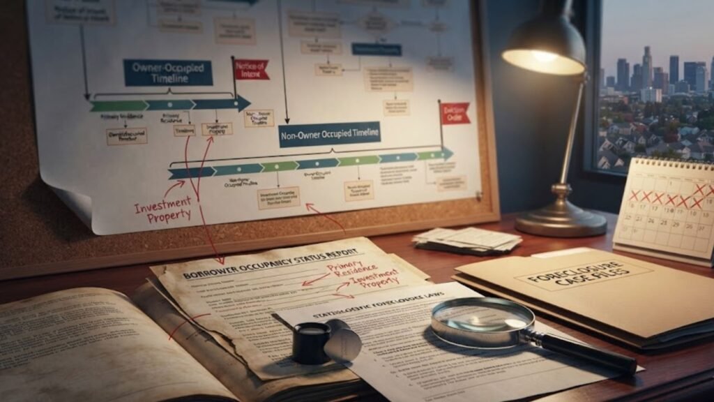How Does Borrower Occupancy Status Impact Foreclosure Timelines?